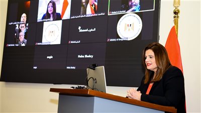 وزيرة الهجرة تشيد بالحضور الكثيف للناخبين في أوروبا رغم برودة الطقس (صور)