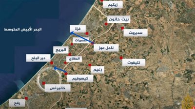 بالخريطة التفاعلية.. مواقع قصف الاحتلال على خان يونس في قطاع غزة