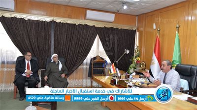 محافظ الإسماعيلية يجتمع بأعضاء اللجنة التنظيمية لمبادرة 