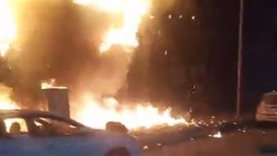 عاجل.. حريق يلتهم ماركت شهير شرق الإسكندرية