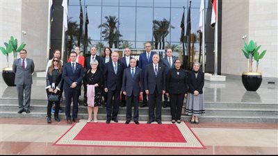 وزير العـدل يستقبل رئيسي المحكمتين الدستوريـتين المصـرية والمـجـرية