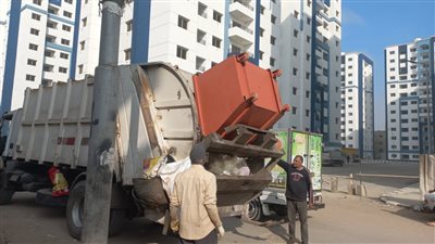 رفع 3200 طن قمامه بلديه وطن مخلفات صلبة من شوارع وميادين الدقهلية 