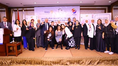 القباج تشهد مراسم إشهار أول نادي روتاري للصم وضعاف السمع بالمنطقة الروتارية
