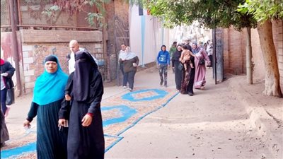 إقبال كبير من الناخبين على اللجان الانتخابية بفيصل للإدلاء بأصواتهم في الانتخابات الرئاسية