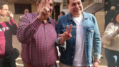 حكيم يدلي بصوته في معهد الفتيات بمصر الجديدة للتصويت بالانتخابات الرئاسية 