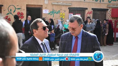 وزير البترول يدلي بصوته في الانتخابات الرئاسية (صور)