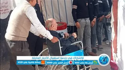 «على كراسي متحركة».. مشاركة من جميع الأعمار في المحلة الكبرى بالانتخابات الرئاسية 