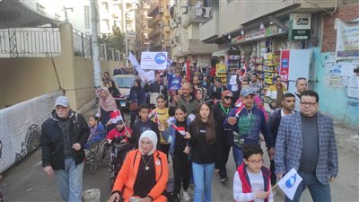 مسيرة حاشدة لذوي الإعاقة بالشرقية لحث المواطنين علي المشاركة في الإنتخابات الرئاسية