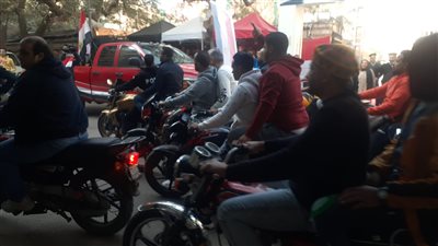 بالطبل البلدي.. مواطنون يحتفلون بانتخابات الرئاسة 2024 أمام مدرسة الشهيد نبيل الردة بالمهندسين