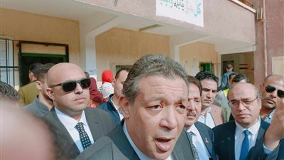 حازم عمر يصل بنها للمرور على لجان الانتخابات الرئاسية