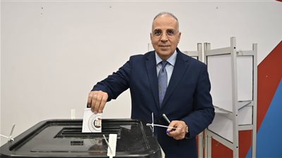 وزير الري يدلي بصوته في الانتخابات الرئاسية 2024