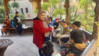 أطفال أتوبيس الفن الجميل في ضيافة مجمع الأديان