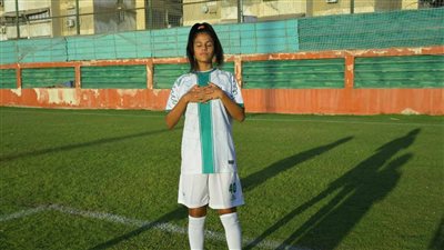 سهام شعبان لاعبة المصري ضمن قائمة منتخب مصر للسيدات تحت 20 عامًا استعدادًا لمواجهة الكاميرون 