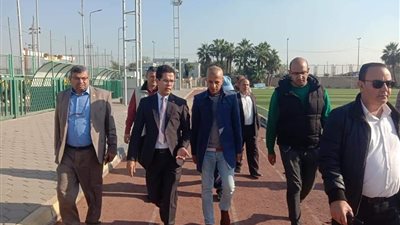 رئيس جامعة بنها يتفقد الاستراحات والمبنى الفندقي والملاعب الرياضية