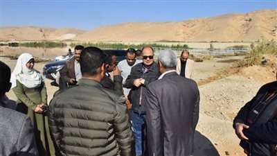 محافظ أسيوط يتفقد أعمال توسعات محطة معالجة الصرف الصحي بالحبايشة