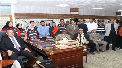 أجواء احتفالية بجامعة سوهاج عقب إعلان فوز الرئيس عبد الفتاح السيسي رئيسًا للجمهورية