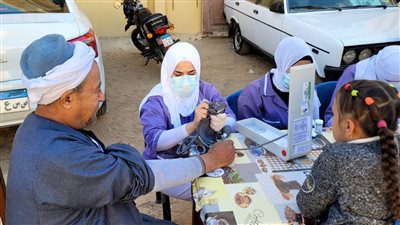  حملة فحص طبي للوافدين بدير الأنبا هدرا بمناسبة الاحتفالات السنوية للكنيسة