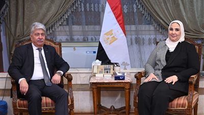 القباج تلتقي وزير التنمية الاجتماعية الفلسطيني