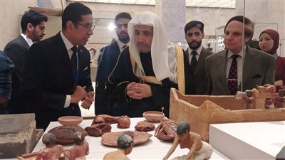 متحف الحضارة يستقبل أمين عام رابطة العالم الإسلامي والوفد المرافق له