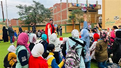 ختام فاعليات القافلة المائية لشركة مياه المنوفية بقرية بشتامى