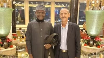 وصول المحكم الدولي التشادي إبكرولر مدو المشارك في المسابقة العالمية للقرآن الكريم