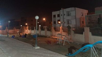 ترشيد استهلاك الكهرباء بالمنشآت الشبابية والرياضية في الجيزة.. صور