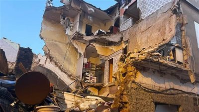 انهيار منزل من 3 طوابق بجرجا جنوب سوهاج دون خسائر بشرية