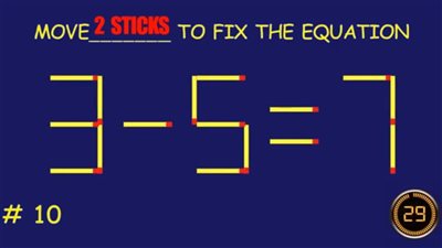 أختبر ذكائك وأجب 2024.. كيف يمكن تصحيح تلك المعادلة بتحريك عودين ثقاب؟