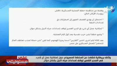 وثائق مسربة تكشف مخطط لقطع مياه النيل عن مصر في 1956 (فيديو)