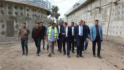 محافظ المنوفية يتفقد توسعات محطة معالجة سلامون بحري 