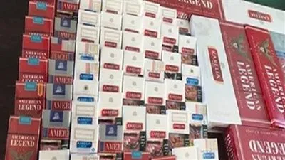 ضبط كميات من السجائر المسرطنة والسكر مجهول المصدر فى الغربية