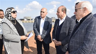 الغضبان ورئيس المركزي للتعمير يتفقدان إنشاء ورصف ورفع كفاءة طريق بوسعيد المنزلة