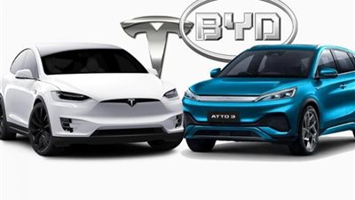 بي واي دي تتفوق على تسلا كأكثر سيارة شعبية