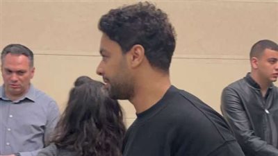 أحمد جمال يساند صديقه أحمد عادل في عزاء والدته