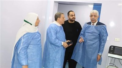 رئيس جامعة المنوفية يتفقد مستشفي منشاة سلطان الجامعي ومبني المعهد الفني للتمريض