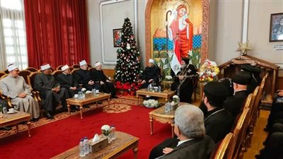مفتي الجمهورية يهنئ البابا تواضروس بعيد الميلاد المجيد