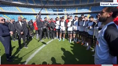 محمد صلاح للرئيس السيسي: نعدك بالفوز بالبطولة الأفريقية.. ونشكرك على الدعم الدائم (فيديو)