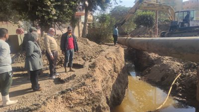 رئيس مياه المنوفية يتفقد محطة الرفع الرئيسية بسرس الليان