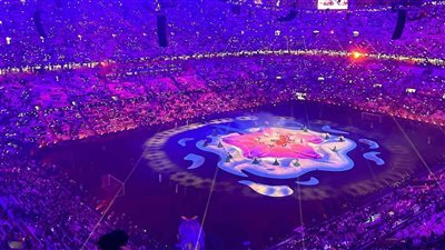 الملعب يشتعل.. شاهد أول لقطات من حفل افتتاح‎ كأس آسيا 2023 
