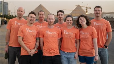 انطلاق رحلة طواف إفريقيا 2024 من أمام أهرامات الجيزة