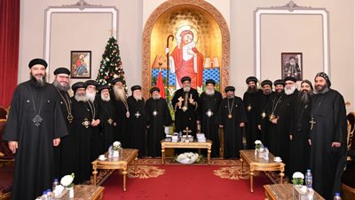 أحبار الكنيسة يهنئون قداسة البابا تواضروس الثاني بعيد الميلاد المجيد 