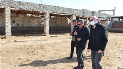 محافظ القليوبية يتفقد سوق المواشي استعدادا لتشغيله ببنها