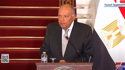 وزير الخارجية يؤكد: نرفض تماما التهجير القسري لأهالي غزة (فيديو)