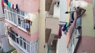 إنقاذ شخص حاول الانتحار قفزا من أعلى عقار بقرية ليسا الجمالية بالدقهلية