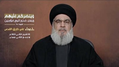 نصر الله يتحدى الأمريكيين وإسرائيل بحرب 