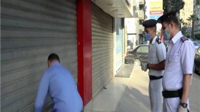 تحرير 203 مخالفات للمحلات التى لم تلتزم بقرار الغلق 