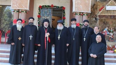 الأنبا توما حبيب يستقبل الأنبا مرقوريوس أسقف جرجا وتوابعها للأقباط الأرثوذكس