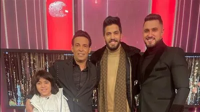 لأول مرة.. سعد الصغير يظهر مع أولاده (صور)