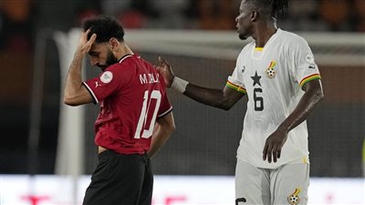 ملخص وأهداف مباراة مصر وغانا في كأس أمم إفريقيا [خروج صلاح]