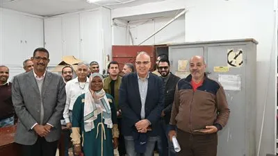 فى ثانى أيام زيارته لمحافظة أسوان..الدكتور سويلم يتفقد مقرات هيئة السد العالي 